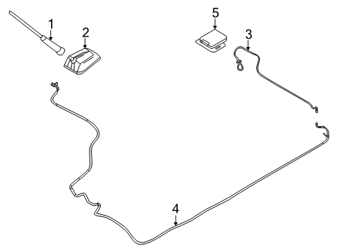 2010 Mercury Milan Antenna & Radio Diagram