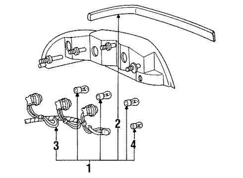 1992 Ford Crown Victoria Tail Lamps Diagram