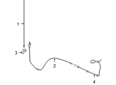 2005 Ford F-150 Antenna & Radio Diagram