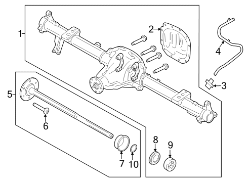 2020 Ford F-150 Rear Axle Diagram 1 - Thumbnail