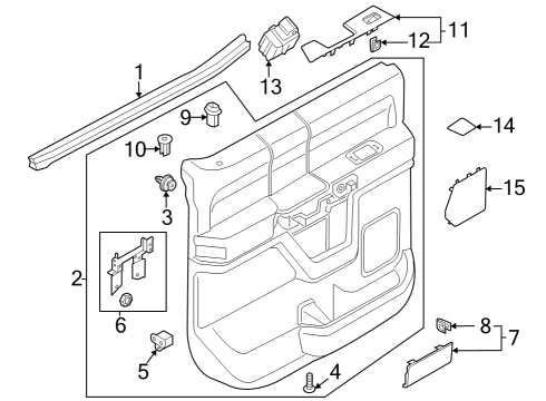 2023 Ford F-150 Rear Door - Electrical Diagram 4 - Thumbnail