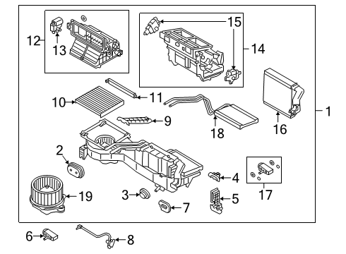 2023 Ford Ranger Switches & Sensors Diagram 1 - Thumbnail