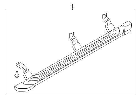 2020 Ford Ranger Running Board Diagram 2 - Thumbnail