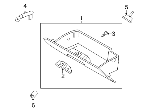 2007 Mercury Montego Glove Box Diagram