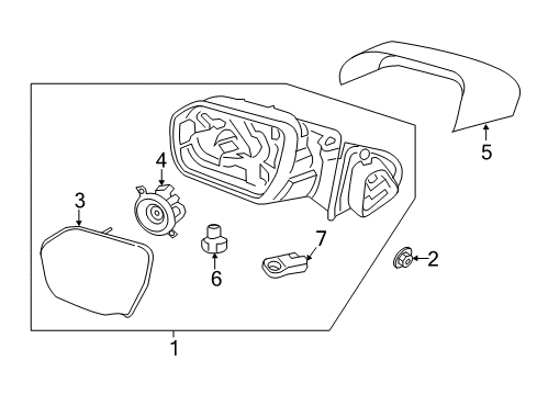 2022 Ford Expedition Mirrors Diagram 2 - Thumbnail