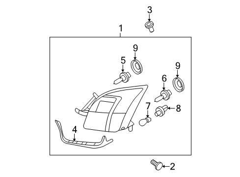 2009 Ford Fusion Headlamps Diagram