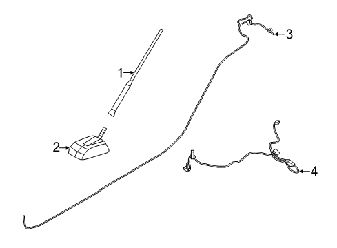 2015 Ford Fiesta Antenna & Radio Diagram 1 - Thumbnail