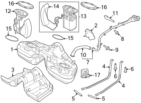 2024 Ford Mustang Fuel System Components Diagram