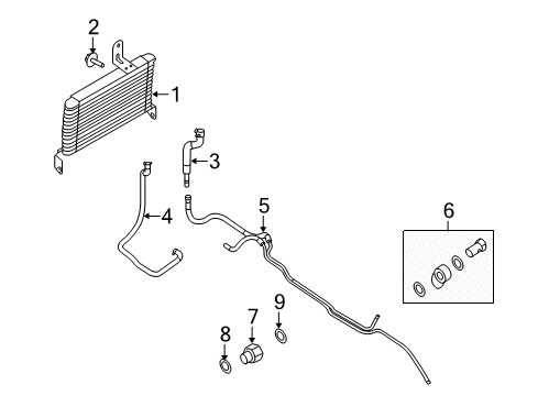 2013 Ford E-350 Super Duty Trans Oil Cooler Diagram