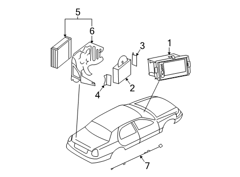 2008 Lincoln Town Car Navigation System Diagram