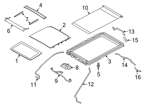 2019 Lincoln MKC Tube - Water Drain Diagram for EJ7Z-78502C53-A