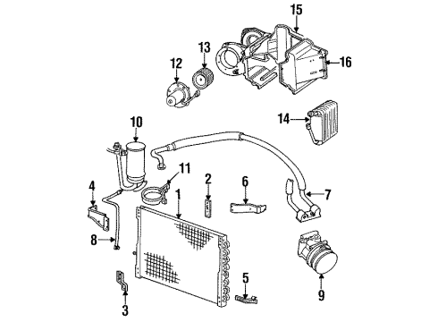 1996 Ford Bronco Air Conditioner Diagram