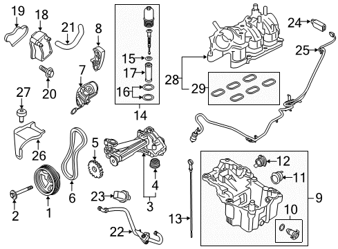 2015 Ford F-150 Fuel Tank Sender Assembly Diagram for FL3Z-9A299-C