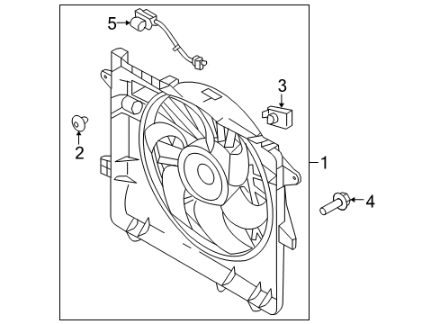 2005 Ford Mustang Cooling System, Radiator, Water Pump, Cooling Fan Diagram