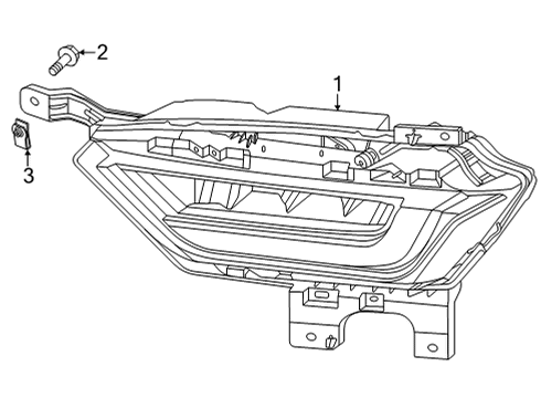 2022 Ford F-150 Fog Lamps Diagram 4 - Thumbnail