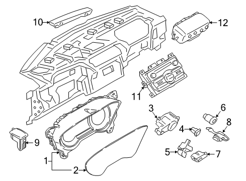 2017 Lincoln Continental Switches Diagram 1 - Thumbnail