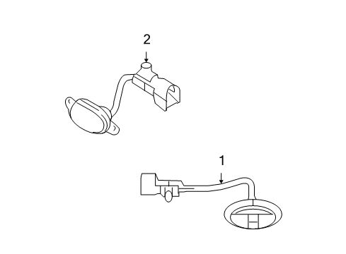 2011 Ford F-150 Lamp Assembly - Daytime Running Diagram for AL3Z-15442-C