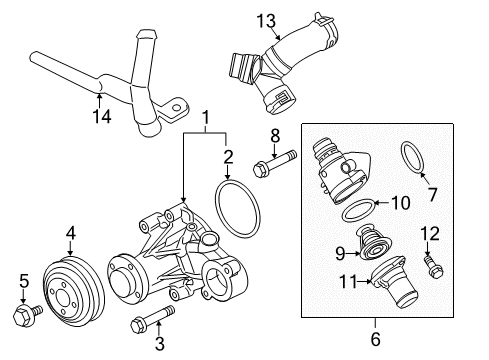 2011 Ford F-150 Water Pump Diagram 3 - Thumbnail