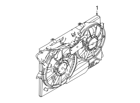 2020 Lincoln MKZ Cooling System, Radiator, Water Pump, Cooling Fan Diagram 3 - Thumbnail