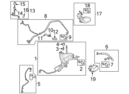 2023 Ford F-150 Lightning Condenser, Compressor & Lines Diagram 2 - Thumbnail