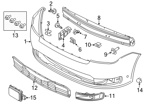 2014 Ford Flex Parking Aid Diagram 3 - Thumbnail