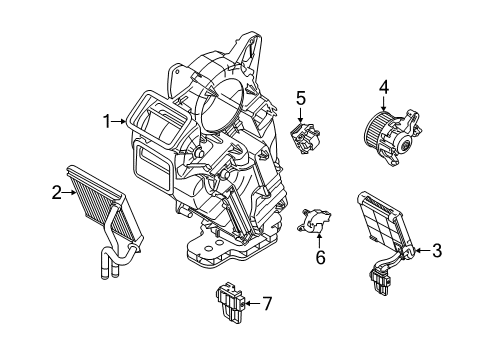 2023 Lincoln Aviator Auxiliary Heater & A/C Diagram