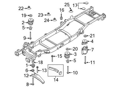 2018 Ford F-150 Protector Diagram for FL3Z-5F065-C