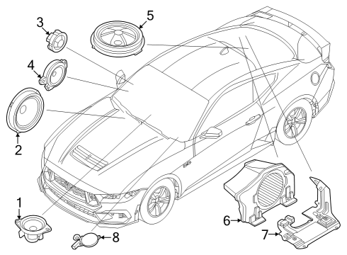 2024 Ford Mustang Sound System Diagram