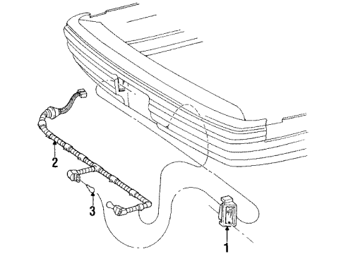 1994 Lincoln Town Car License Lamps Diagram