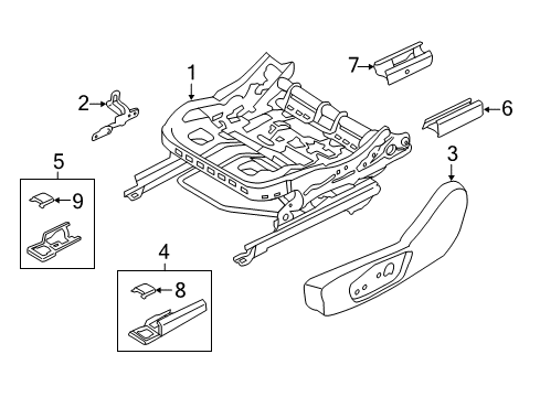 2013 Ford Fusion Tracks & Components Diagram 3 - Thumbnail