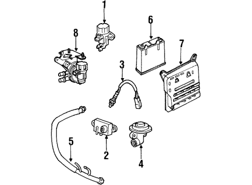 1999 Lincoln Town Car EGR System Diagram