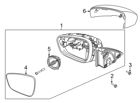 2021 Ford Escape Outside Mirrors Diagram