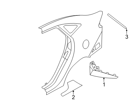 2012 Ford Fiesta Tape - Decorative Diagram for AE8Z-54292A23-C