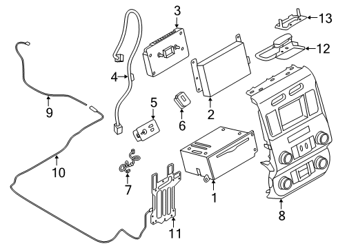 2018 Ford F-150 Sound System Diagram 1 - Thumbnail