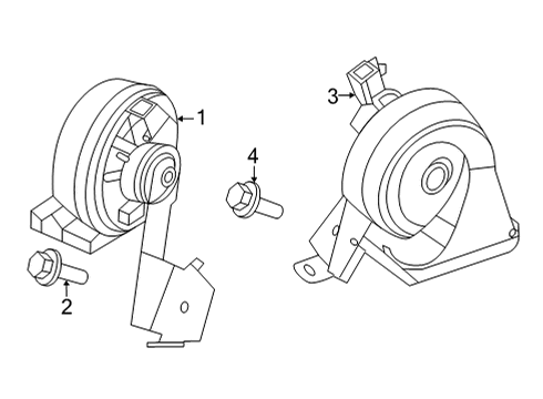 2021 Ford Bronco Horn Diagram