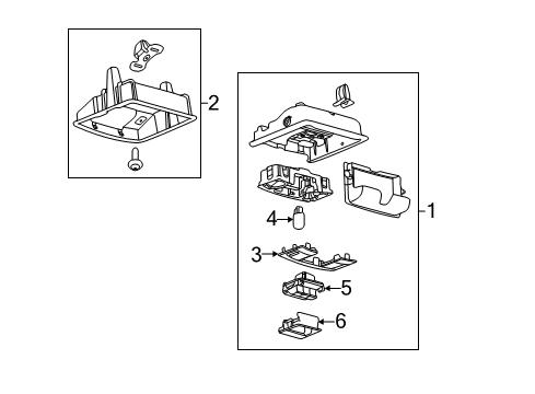 2012 Ford F-350 Super Duty Sunroof Diagram 2 - Thumbnail