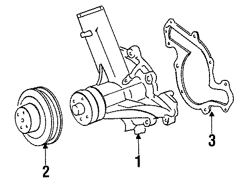 1996 Ford Thunderbird Water Pump Diagram