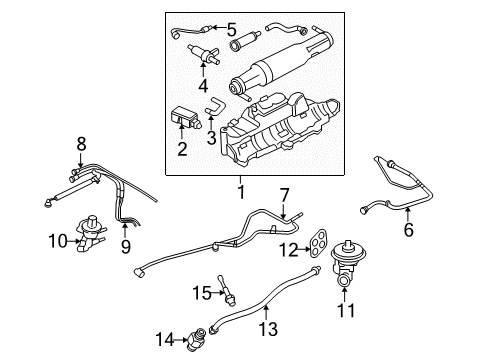 2005 Mercury Montego EGR System Diagram