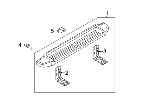 2013 Ford F-350 Super Duty Running Board Diagram 10 - Thumbnail