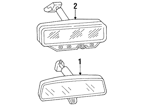 1997 Ford Windstar Inside Mirrors Diagram