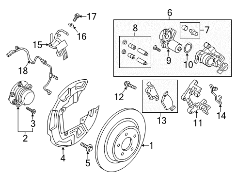 2018 Lincoln Continental Anti-Lock Brakes Diagram