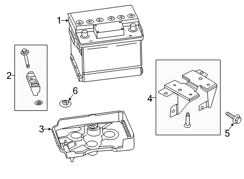 2012 Lincoln MKZ Battery Diagram 2 - Thumbnail