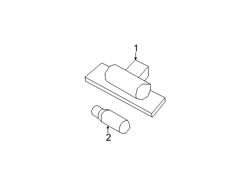 2014 Lincoln MKX Bulbs Diagram