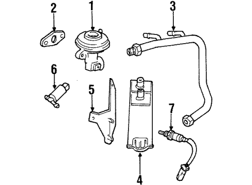 1997 Ford Windstar EGR System Diagram