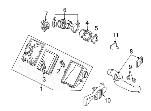 2004 Ford Taurus Tube Assembly Diagram for 4F1Z-9A624-AA