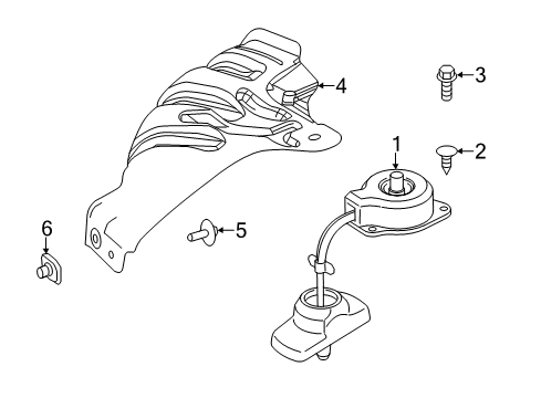 2013 Lincoln Navigator Carrier & Components - Spare Tire Diagram