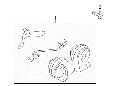 2008 Ford Taurus X Horn Diagram