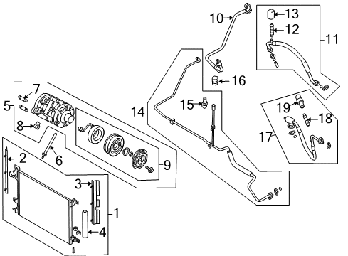 2010 Ford Mustang Air Conditioner Diagram 2 - Thumbnail