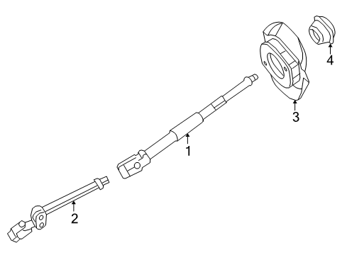 2007 Mercury Grand Marquis Shaft & Internal Components Diagram