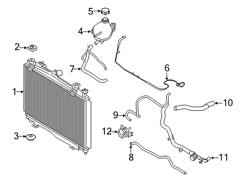 2019 Ford EcoSport Hose Diagram for GN1Z-6B851-A